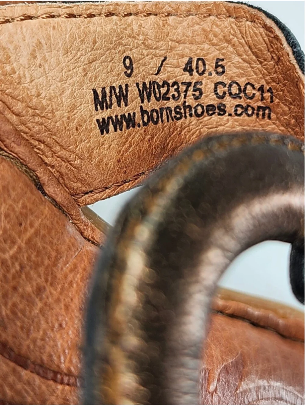 Born Bronze Metallic Leather Ring Accent Flat Slide-On Post-Toe Thong Sandals